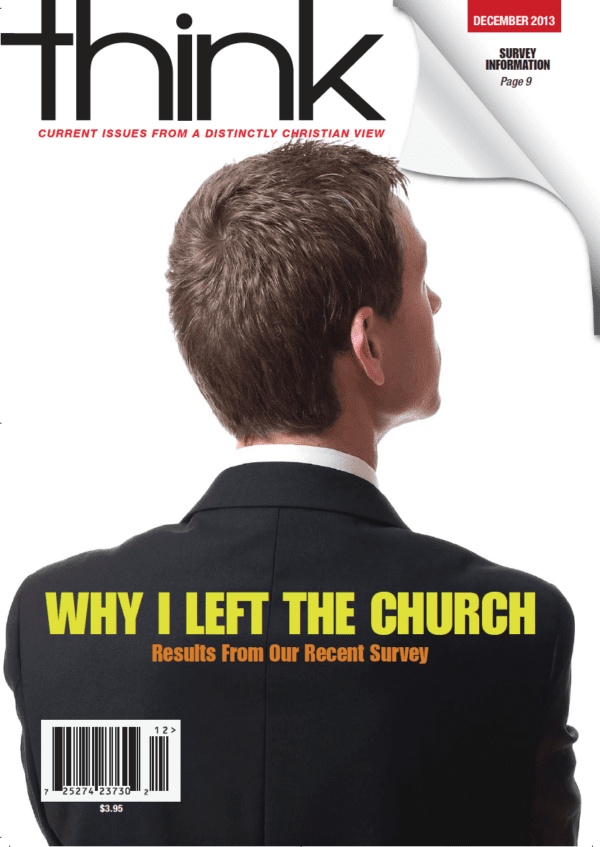 Think December 13 - Why I Left the Church: Results From Our Recent Survey (DOWNLOAD)