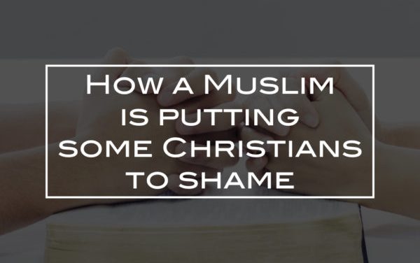 How a Muslim is putting some Christians to shame