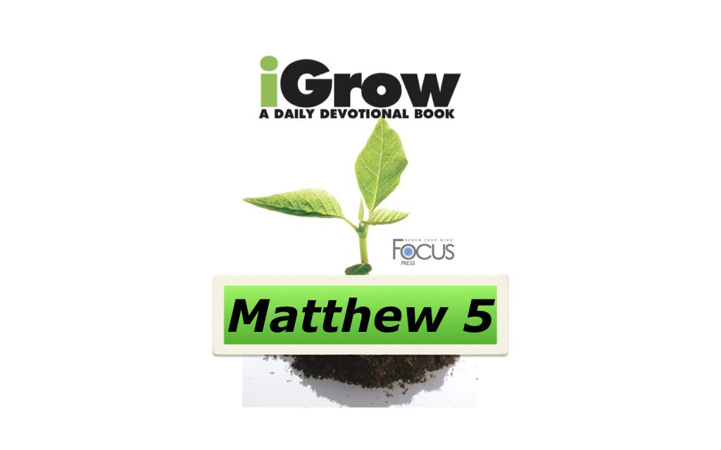 iGrow Devotionals – Matthew 5