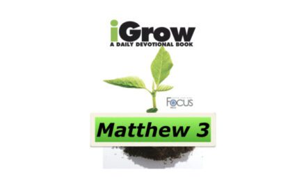 iGrow Devotionals – Matthew 3