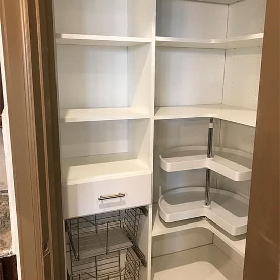 Custom pantry cabinetry