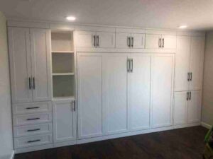 Murphy Bed with Storage Cabinetry Solution
