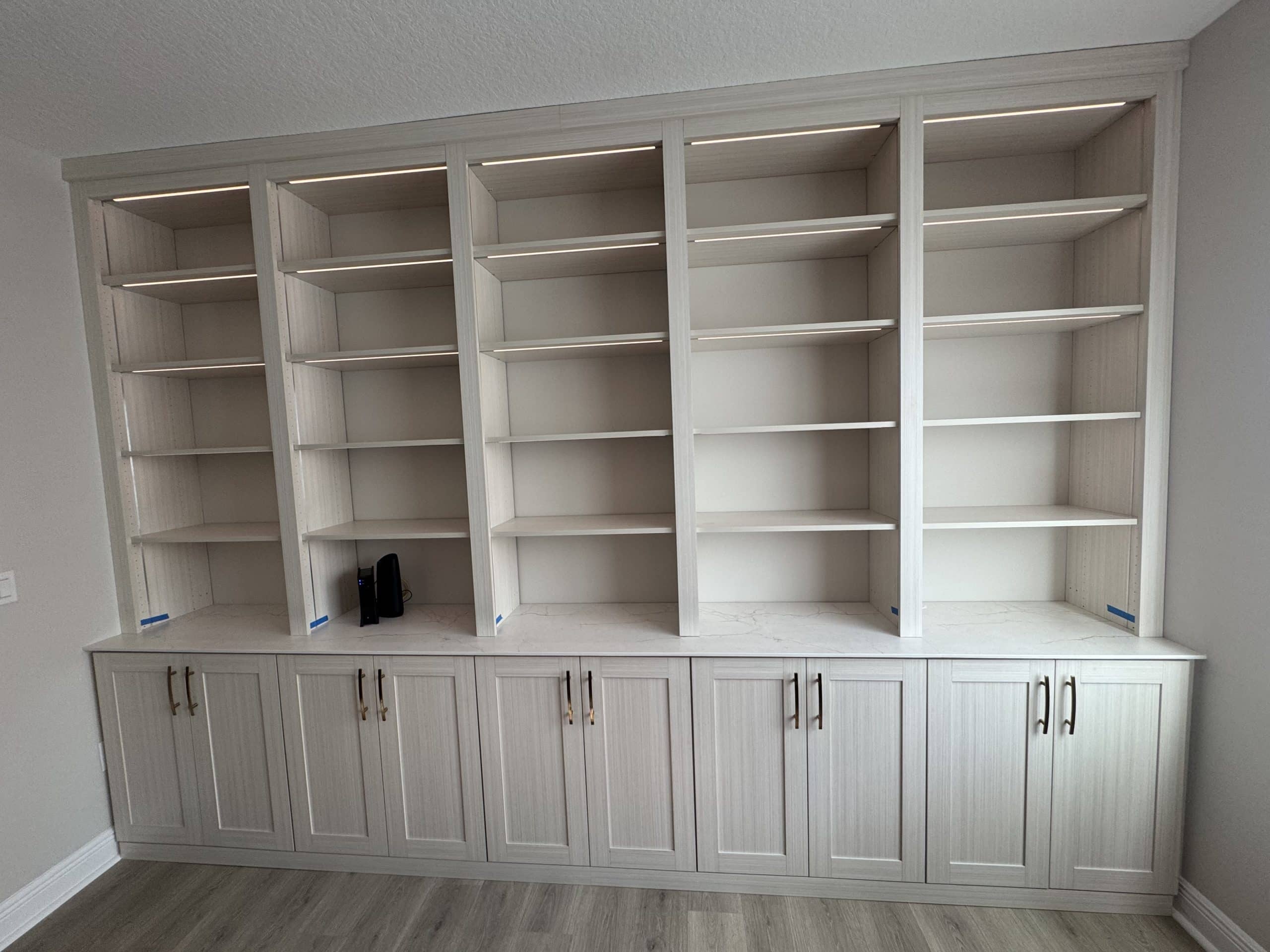 Recent closet installation