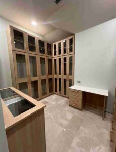 Desk/Vanity inside closet