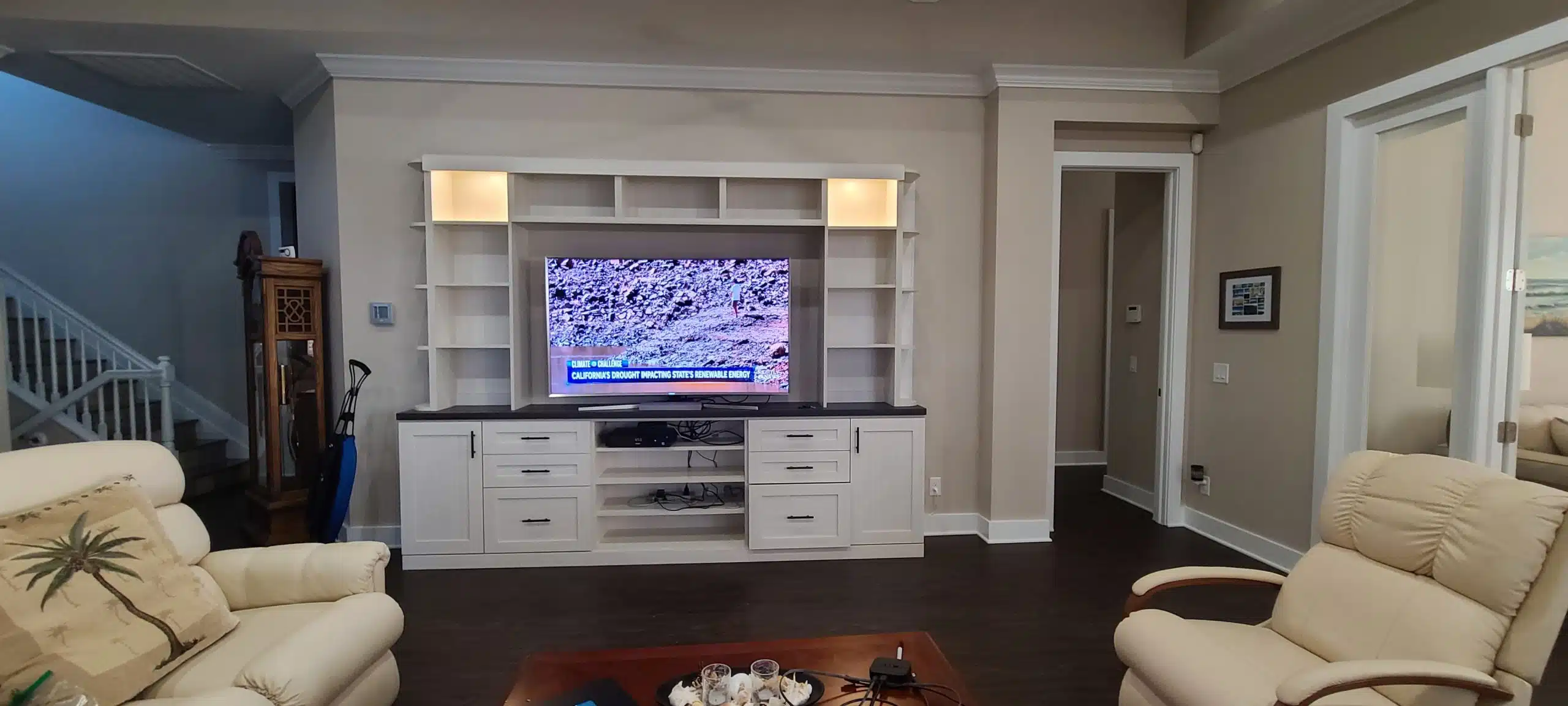 Hughes entertainment center