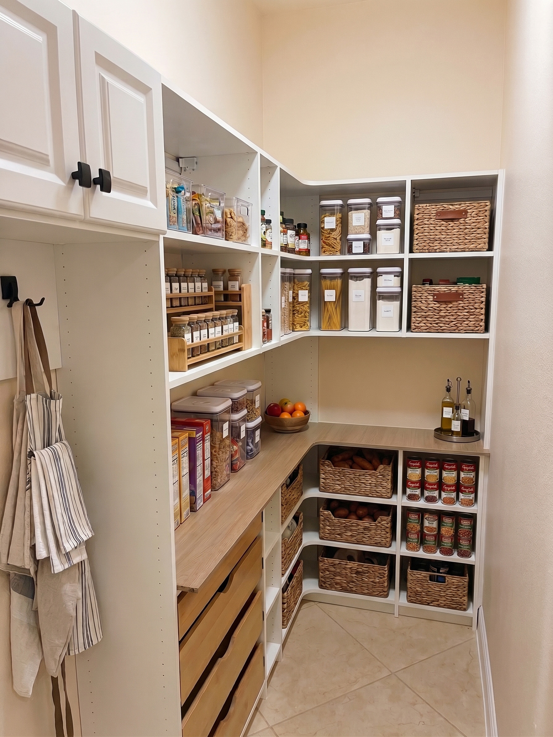 Corner pantry